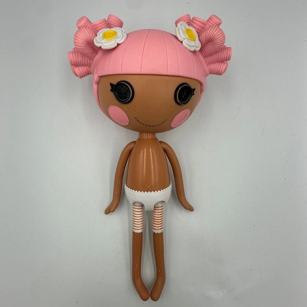 Lalaloopsy Blossom Flowerpot Full Size Nude Doll 12 Inch Pink Hair 2009 Y2K